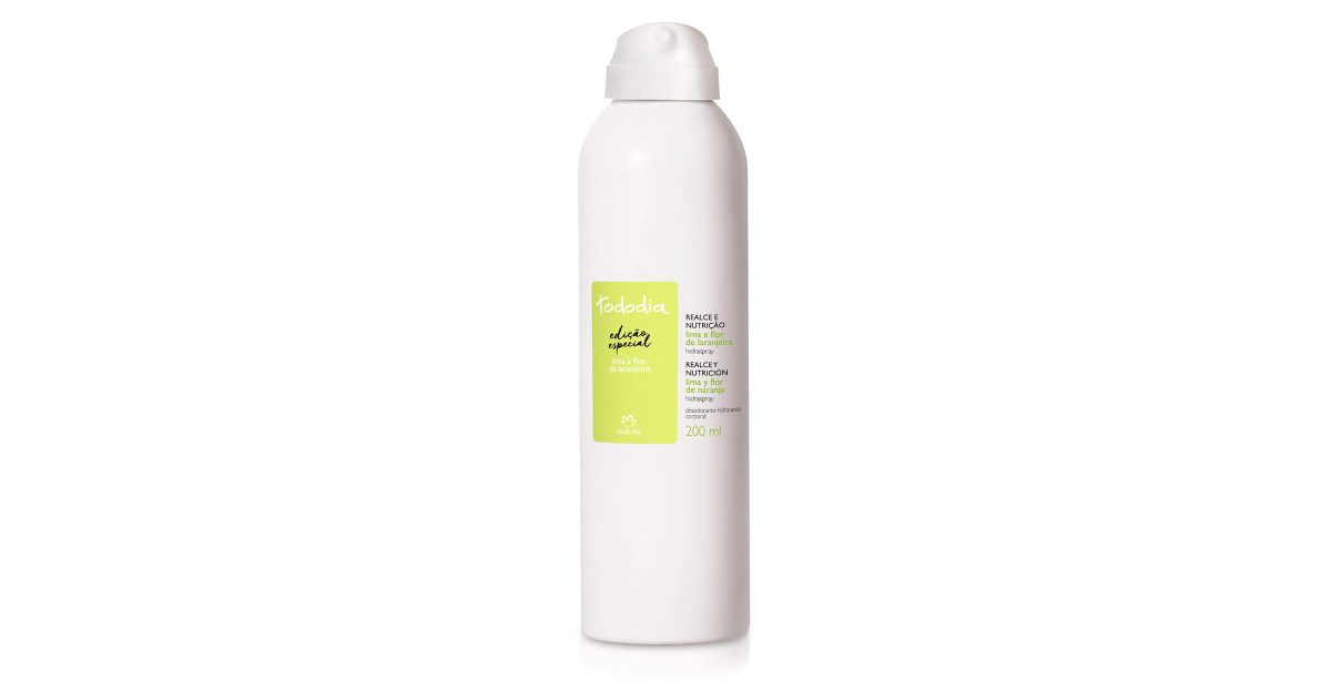 Desodorante Hidratante Spray Corporal Lima e Flor de Laranjeira Tododia -  200ml | Natura Brasil